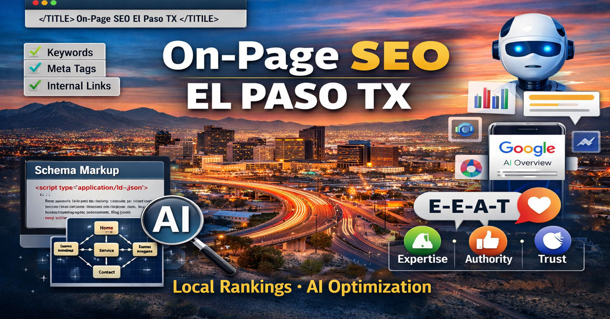 On-Page SEO El Paso TX for 2026